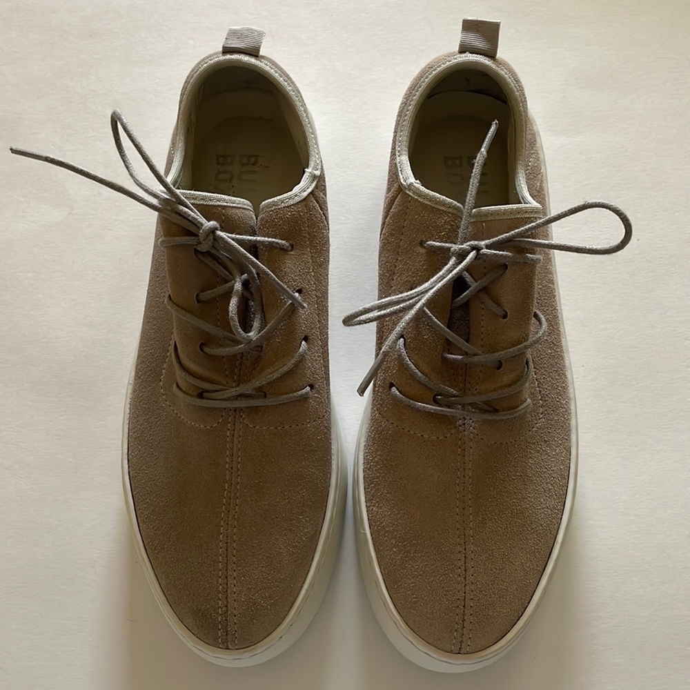 Women’s Lace-up Slip-on Sneakers; 9/39; Beige